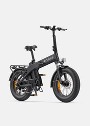 Black electric bike with 'ANWIE' branding on a white background
